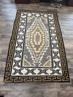 Gorgeous Antique Authentic Native American Hand Made Rug Estate Sale Fresh Item