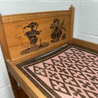 Vintage Wooden Doll Bunk Bed W  Ladder Mid Century Scandinavian Style Folk Art