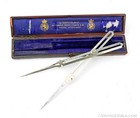 Holtzapffel German Silver Proportional Dividers In Original Box