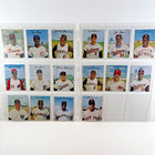 1983 Starliner Sticker Complete Set 1-16 Mantle Mays Aaron Clemente Hof Nice