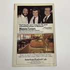 1986 Liberace Program At Radio City Music Hall Souvenir Paper Book Ephemera