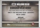 2017 Topps The Walking Dead Season 6 Relics Jeffrey Dean Morgan As Negan U0h