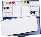 Airtight Leak-proof Watercolor Palette With 24-well Design For Artists