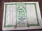 Goldfield Monte Zuma Mining   Milling Co  Stock Certificate  Circulated