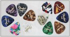 Six  6  - Mix Pack - Thin  Med  Heavy - Fender  351  Guitar Picks - Free Ship