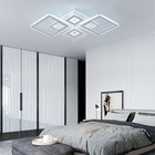 Modern Led Ceiling Light Dimmable Pendant Fixture Lamp Living Room Chandelier