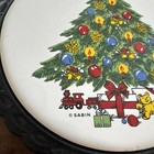Vintage Cast Iron Christmas Tree Holiday Ceramic Trivet Tile Footed  11  X 7 