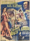 Elsa Aguirre Cantando Nace El Amor Mexican Movie Poster 1953