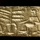 C 1900s Glass Plate Negative  Temptations Ancient Stone 4x5