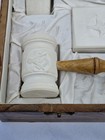 Vintage King Solomon   s Quarry Masonic Presentation Set - Gavel - Keystone - Book