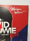 2022 Celebrating David Bowie Concert Tour Poster Signed By Rundgren  Belew More