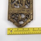 Antique Brass Knight Door Push Plates Pair Medieval Gothic Armor Plaques 13 5   