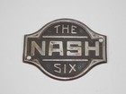 Rare 1921-1924 Nash Six Automobile Radiator Emblem Brass Car Hood Badge Logo Usa