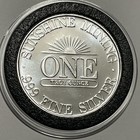 1990 Sunshine Silver Eagle Rare Vintage Coin 1 Troy Oz  999 Fine Round Medal 999