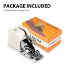 2pcs Sewing Machine Presser Foot Side Cutter Overlock For Brother Singer Janome