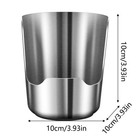 Stainless Steel Spoon Rest Pot Lid Holder Kitchen Utensil Organizer Stand Caddy