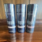 Toppik Hair Building Fibers Medium Brown Keratin Powder Unscented 3 Bottles