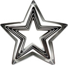 5 Pcs Set Stainless Steel Fondant Cake Mold Cookie Cutters  star 