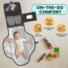 Portable Changing Pad For Newborns  Travel Diaper Changing Pad - Waterproof     