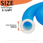  5 2 Ft Universal Air Conditioner Drain Hose  Water Pipe For Ac Units   Semi 