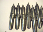 R  Esterbrook   Co Vintage Lot Of 71 Fountain Pen Nibs Jacjson Stub   Oval Point