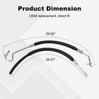 Power Steering Pressure Hose   Steering Return Line Kit Compatible With Chevy   