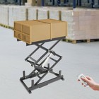 Electric Scissor Lift Table For Material Handling And Transportation With Remote