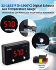 Waterproof Exhaust Gas Temperature Egt Gauge 1832     Pyrometer Kit 12v