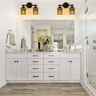 Farmhouse Bathroom Light Fixtures  2 Light Bathroom Lights Over Mirror  Indus   