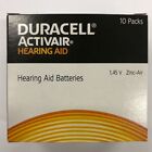 Fresh Lot 4 To 300 Duracell Activair Hearing Aid Batteries Size 13 Exp 08-2026