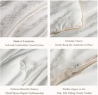 All Season Silk Comforter duvet quilt 100  Natural Long Strand Silk White Queen