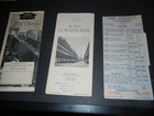 1950 s Paris Hotel Travel Booklet Pair  Claridge  Continental Original Free Ship