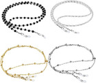 4-10 Pcs Eyeglass Chains For Women Eyeglasses String Holder Glasses Strap Eye   