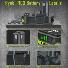 2pack 18volt P102 Replace For Ryobi 18v Batteries And Charger Combo For 18 Volt