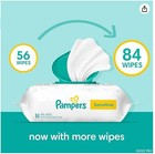 Pampers Sensitive Water Based Hypoallergenic And Unscented Baby Wipes  504 Count