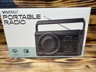 Vivitar Portable Am fm Radio With Collapsible Antenna And Carry Handle - Black