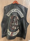 Sons Of Anarchy Tv Prop Leather Vest Cut - Espinoza s Leather - W  Bullet Holes