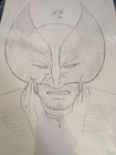 John Romita Jr Signed X-men Wolverine Marvel Original Art Pencil Sketch  9 X 12