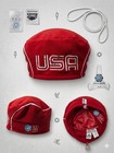 Roots Team Usa 2006 Torino Winter Olympics Red Fleece Beret Hat S m Excellent