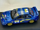 1 18 Autoart Subaru Impreza Wrc 1999 Burns  5  rally Monte Carlo  89992 Unsealed