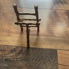 Burnished Gold Metal Bamboo Motif Easel