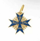 German Ww1 Imperial Blue Max Medal Award World War 1 With Collection Box