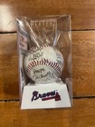 1996 Atlanta Braves World Series Autographed Replica Baseball W  Stand