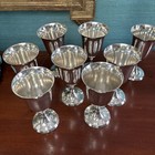 Set Of 8 Vintage Wallace Silver Plate Goblets  Pattern 5762 excellent Condition