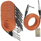 20ft Guitar Wires Bundle   Studio Audio Recording Cables Bass Keyboard Amplifier