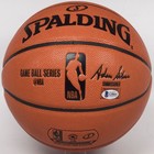 Erving  Julius - Beckett Sticker Signed Autographed Basketball 9 732248