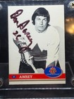 Don Awrey Signed 1972 Team Canada Card W  Matching Hockey Puck Nhl Vintage