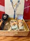 Vintage Vanity Box Set American Memories Solon Palmer Ny Brocade Cologne Box