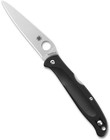 Spyderco Charisma  Black Frn Scales  Cts Bd1n Steel  Open 6 8   0 8oz  C259pbk