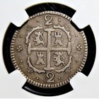 Venezuela  Caracas  Provincial 2 Reales 1818-bs Vf35 Ngc 
